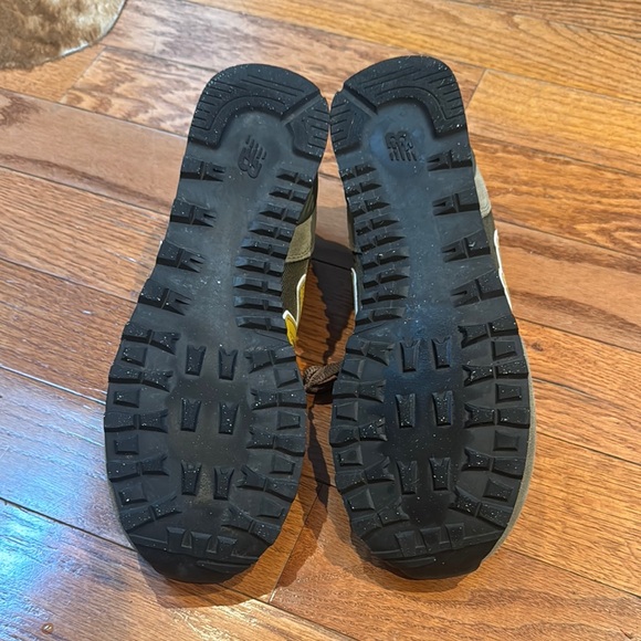 New Balance 515 Green and Yellow Sneakers with Suede and Mesh - Picture 3 of 7